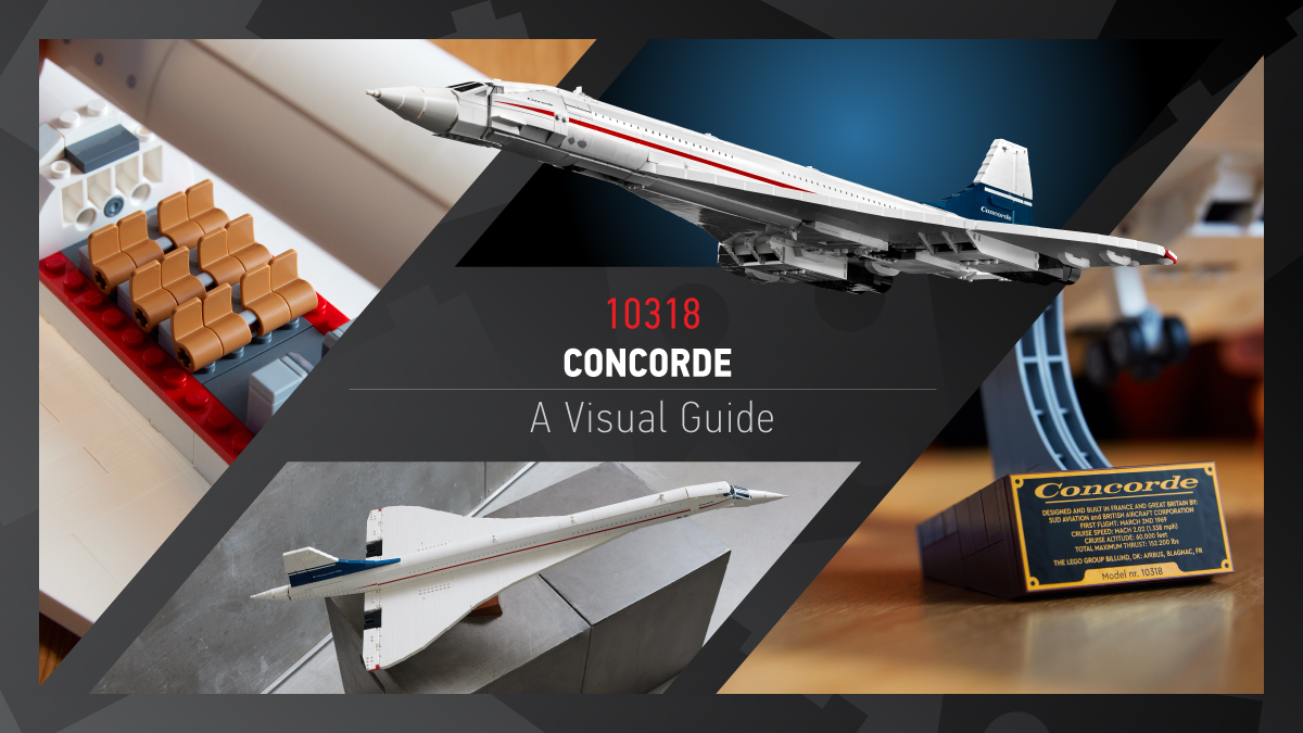 LEGO Icons 10318 Concorde visual tour and gallery