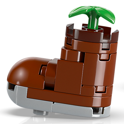 lego 43279 disney plant wall e