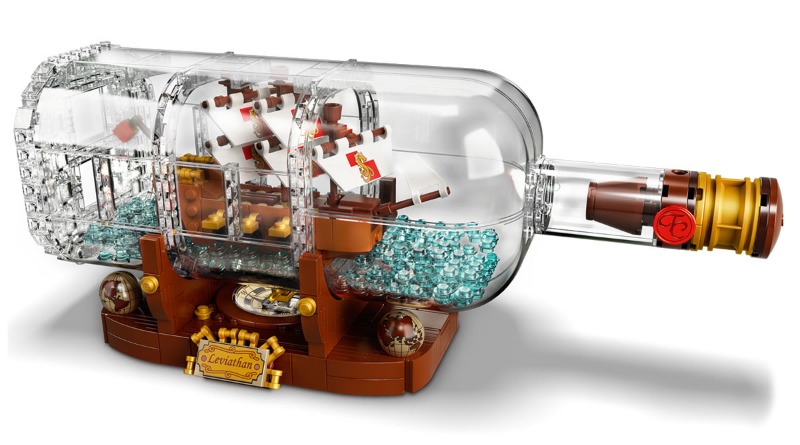 What's changed about LEGO Ideas 92177 Ship in a Bottle?