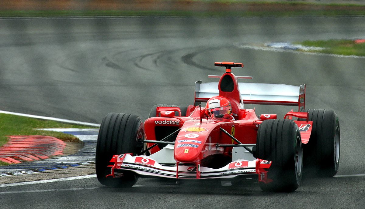 Michael Schumachers Ferrari F2004 1200x689