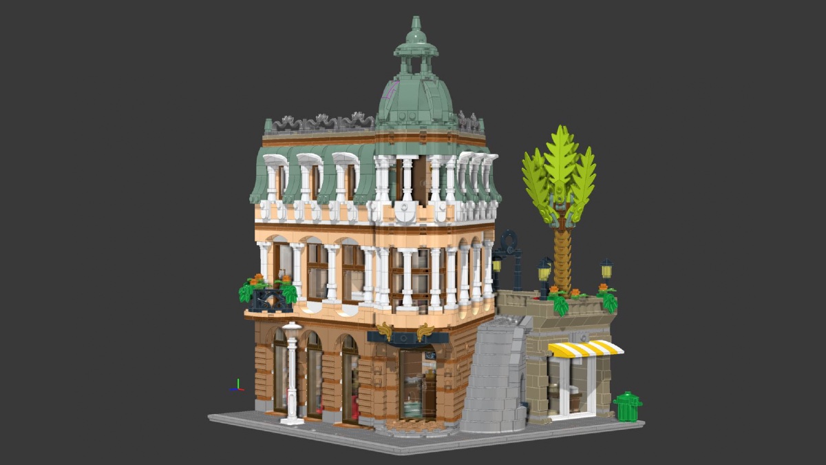 LEGO 10297 Boutique Hotel prototypes reveal a completely different set