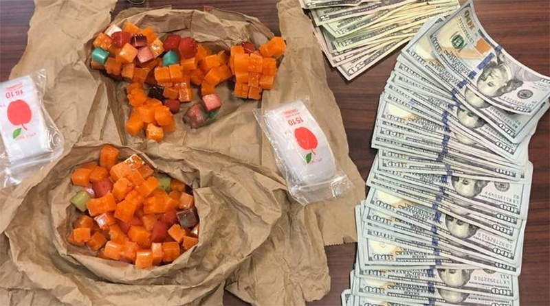 Man in possession of LEGO shaped sweets laced with THC is arrested