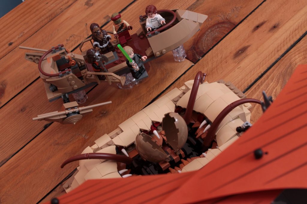 LEGO Star Wars 75397 Jabbas Sail Barge 75396 Desert Skiff Sarlacc Pit review 8 1024x683