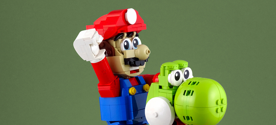 Brick Pic of the Day: Mario and Yoshi