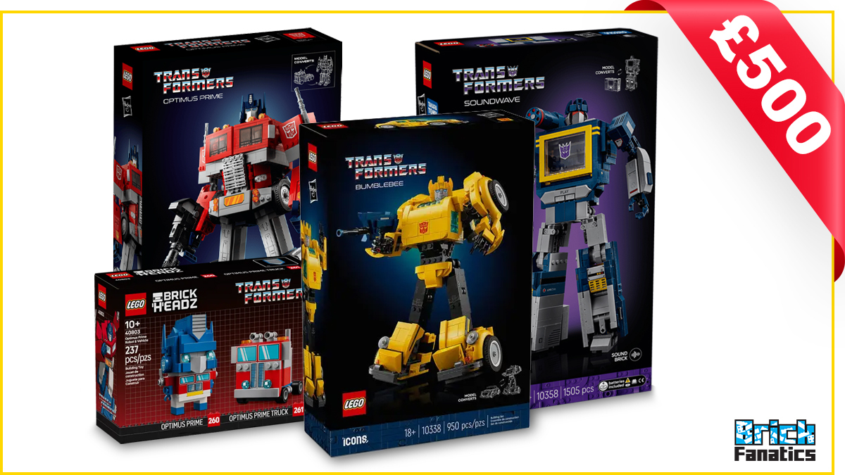500 Transformers LEGO set bundle