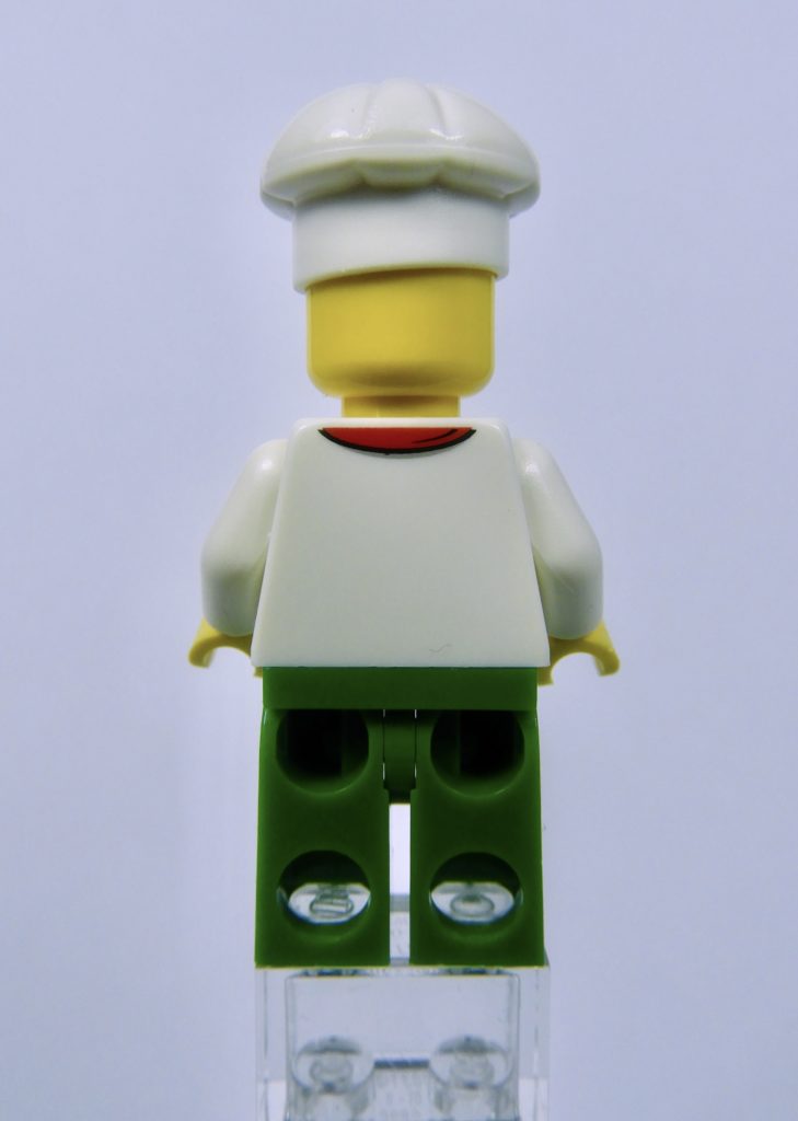 LEGO CITY 60292 Town Center Minifigure Chef Back