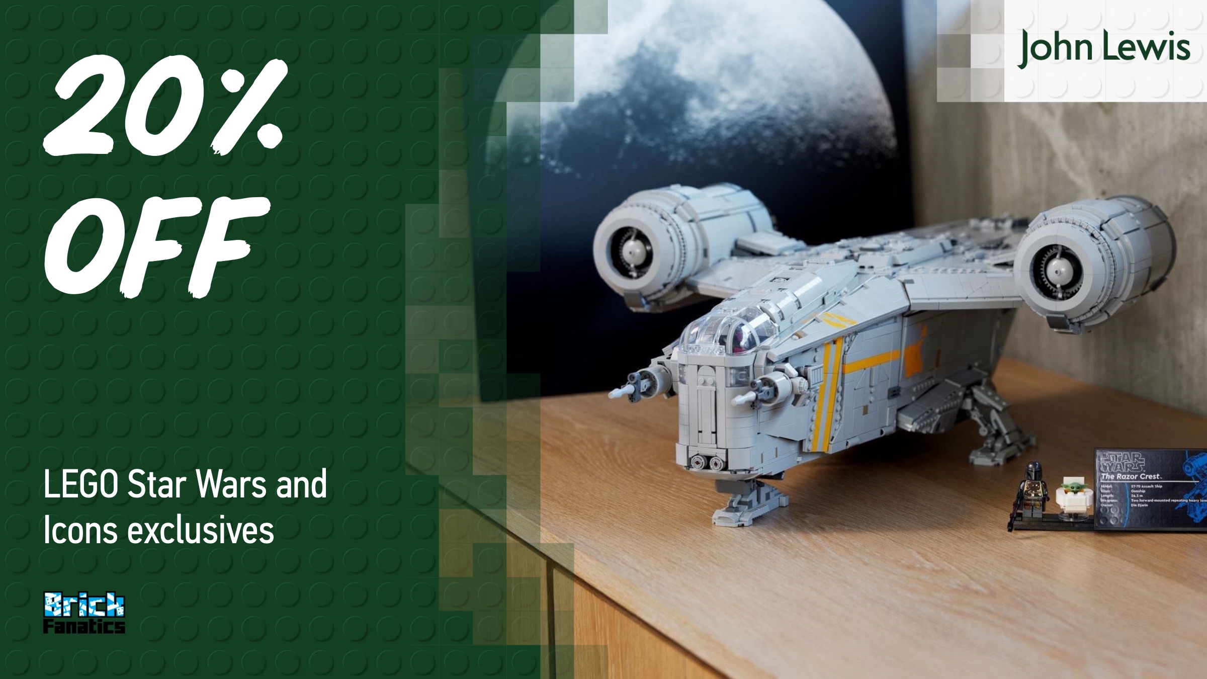 Brand new LEGO sale at John Lewis – big discounts on exclusive sets