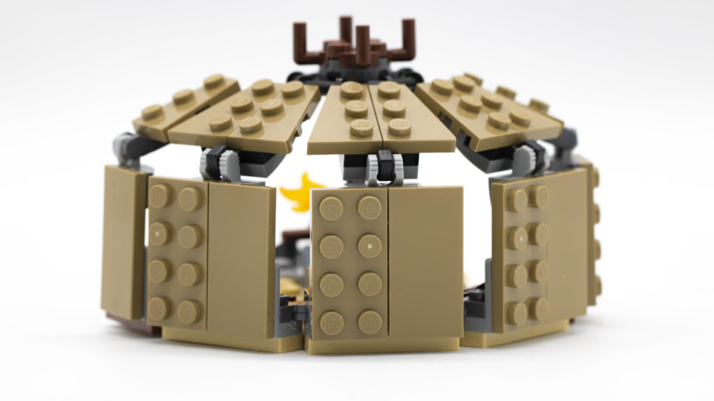 tusken hut from behind white bground