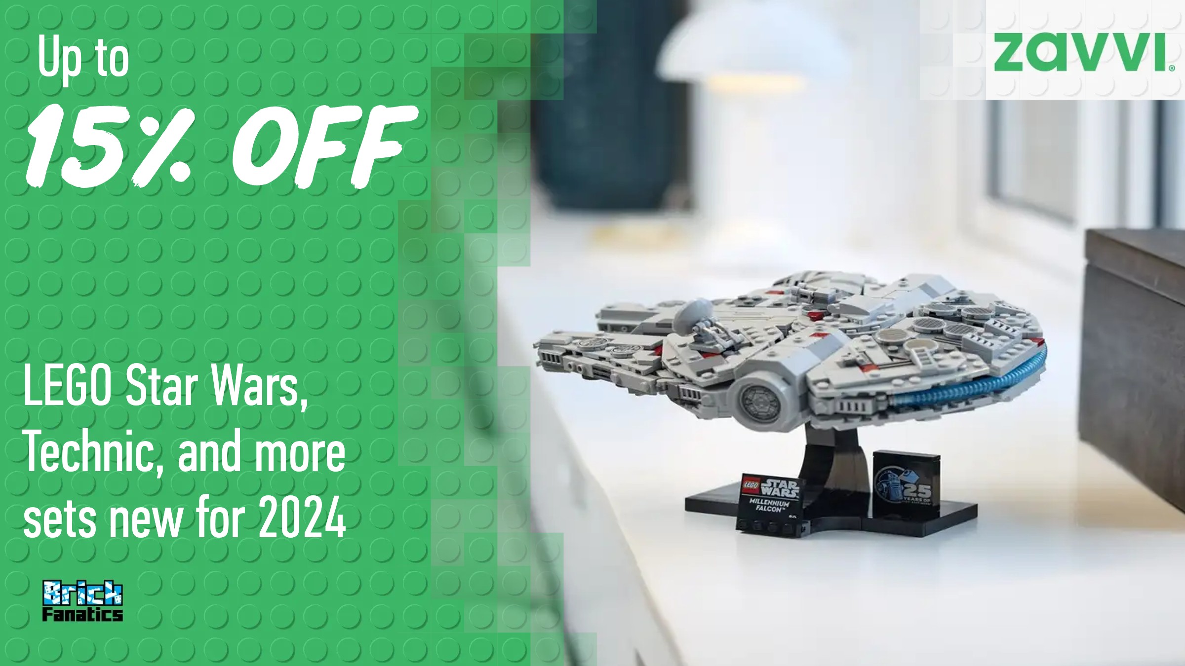 Your chance to save on brand new LEGO Star Wars, Technic, Icons, and more