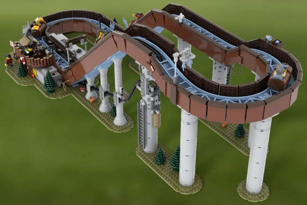 LEGO Ideas Working Log Flume 4 1024x683