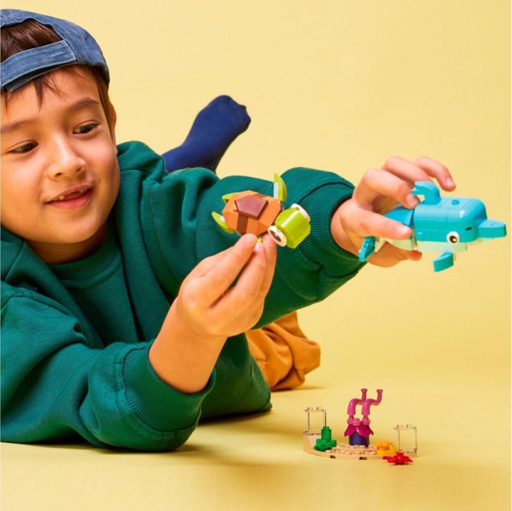 LEGO Creator 3 in 1 31128 Dolphin and Turtle 4 1024x1022