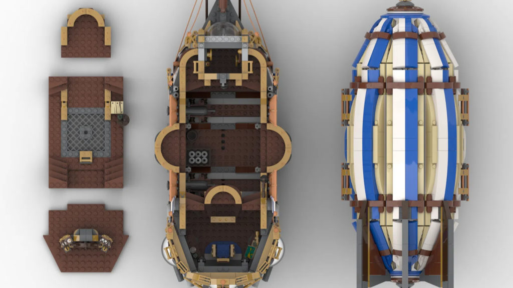 Steampunk airship LEGO Ideas top 1