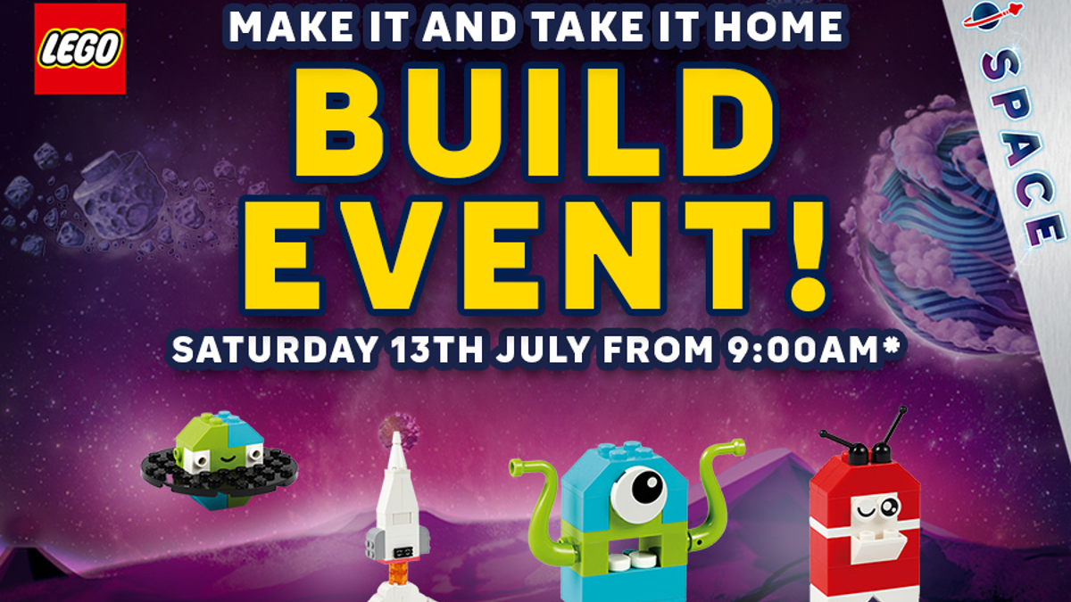 Smyths Toys LEGO Space make and take event announced