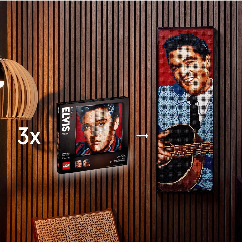 LEGO Art 31204 Elvis Presley 22The King22 combo model