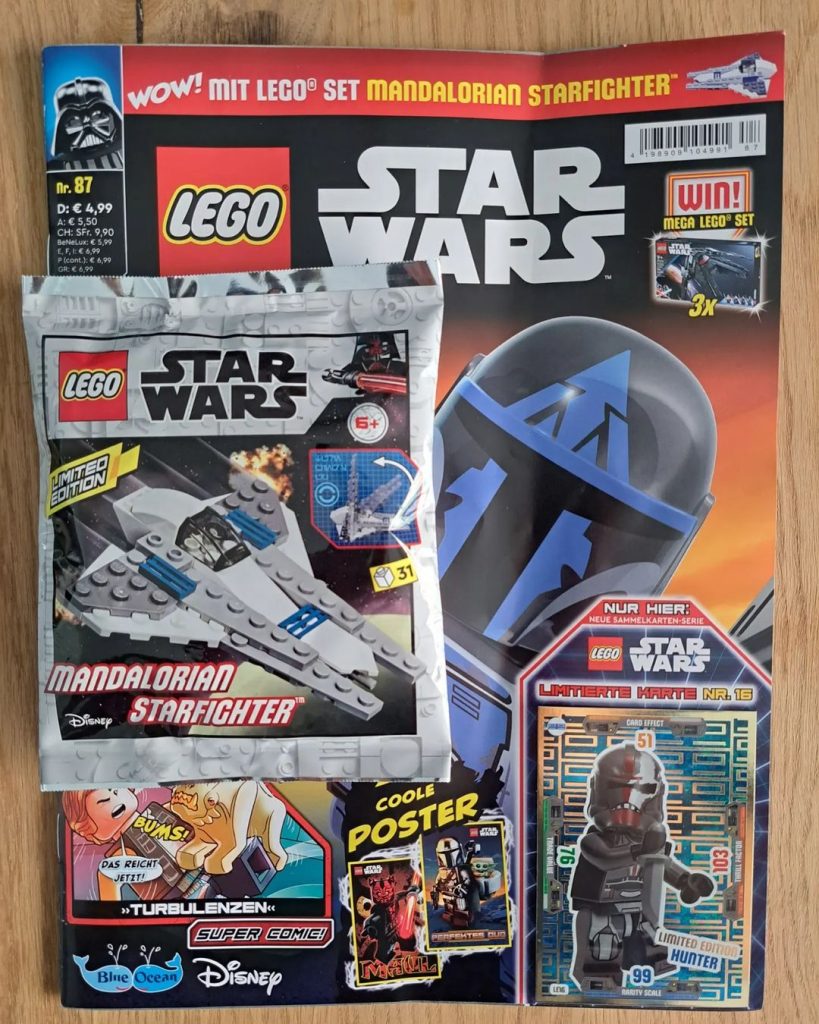 LEGO Star Wars magazine Issue 87 in hand 819x1024