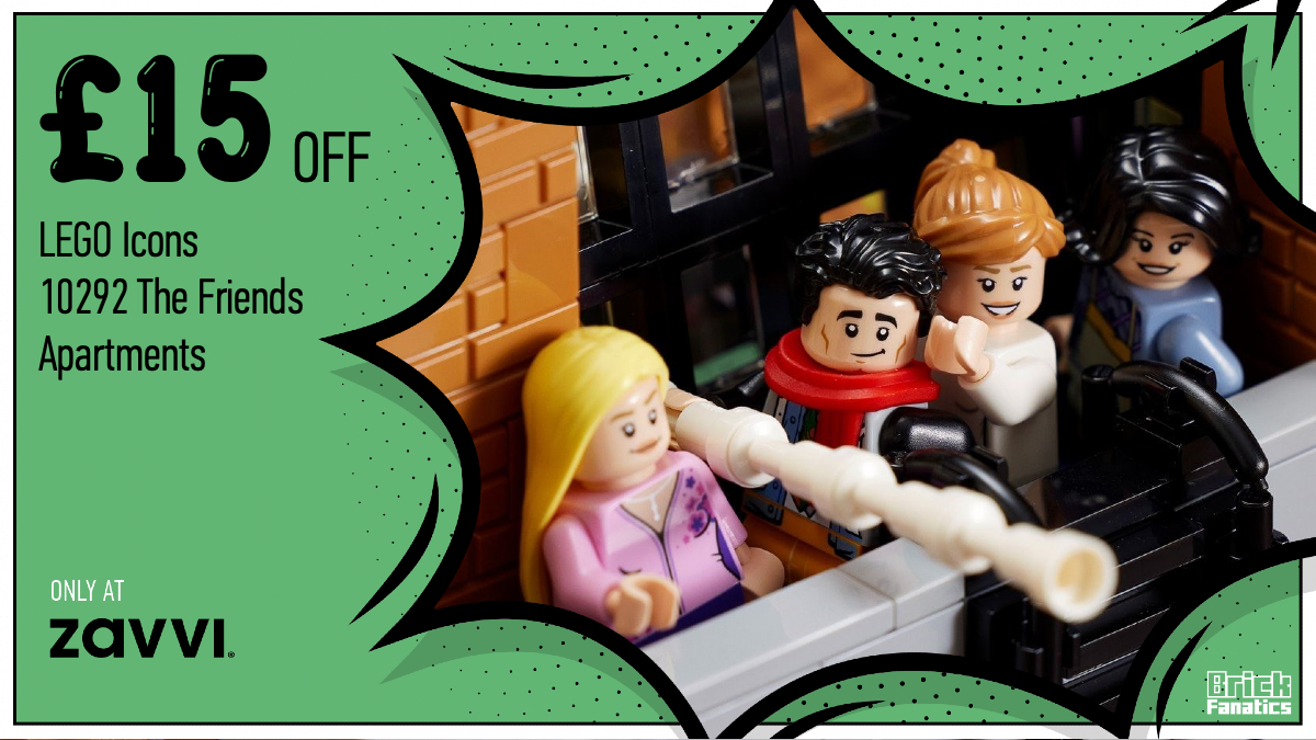 Save £15 on LEGO Icons 10292 The Friends Apartments while stocks last