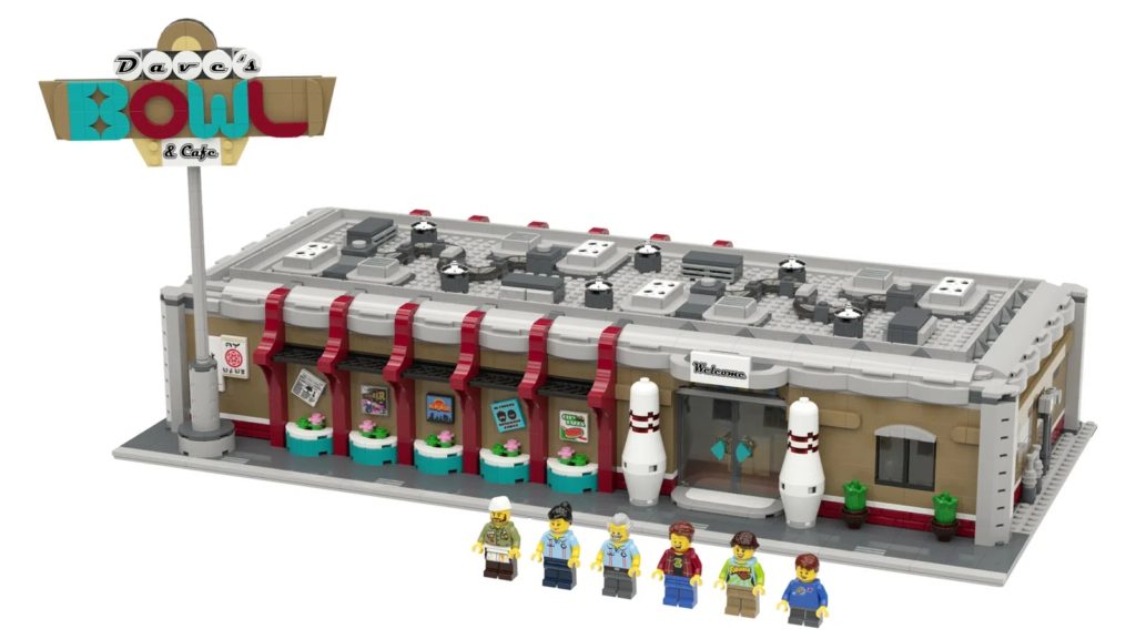 BrickLink Designer Program Retro Bowling Alley