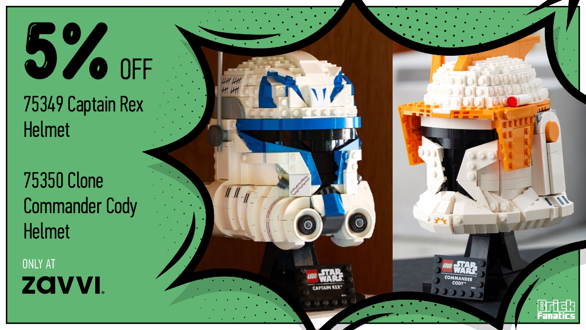 Zavvi offers discount for pre-orders on brand new LEGO Star Wars helmets