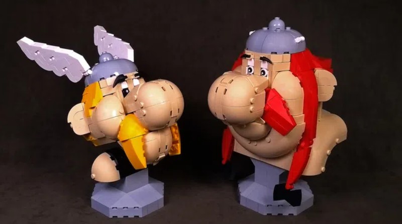 An Asterix and Obelix LEGO Ideas project has hit 10,000 supporters
