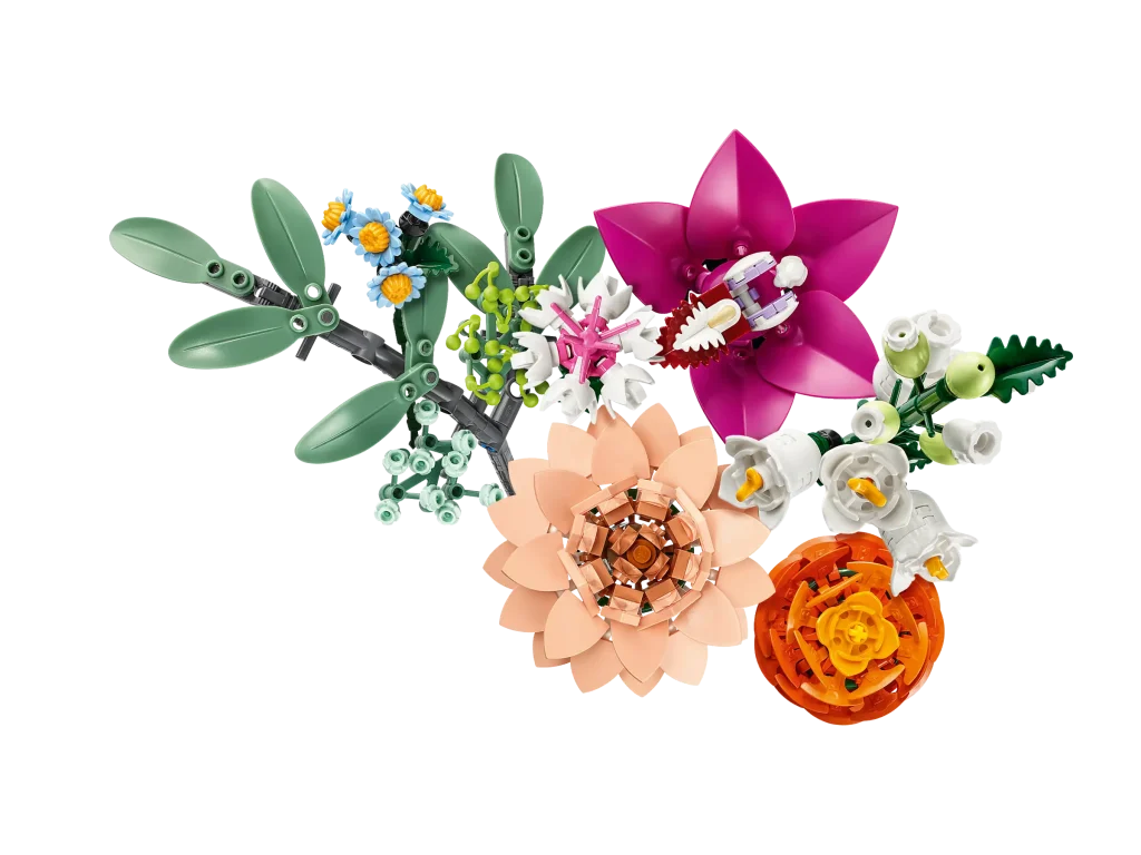 LEGO Botanicals 10342 Pretty Pink Flower Bouquet 6 1024x768