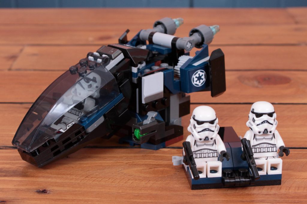 LEGO Star Wars 40755 Imperial Dropship vs. Rebel Scout Speeder review 13 1024x683