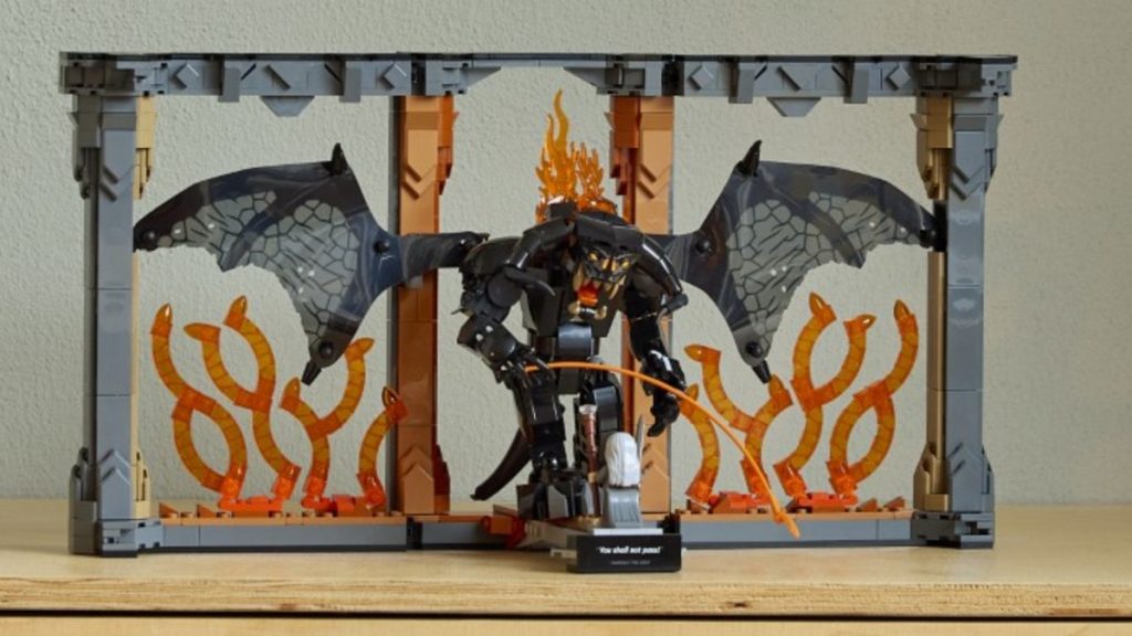 LEGO Icons 10367 The Lord of the Rings Balrog Book Nook lifestyle 2 featured 1024x576
