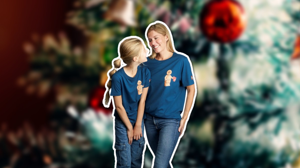 Get kitted out for Christmas in festive LEGO T-shirts