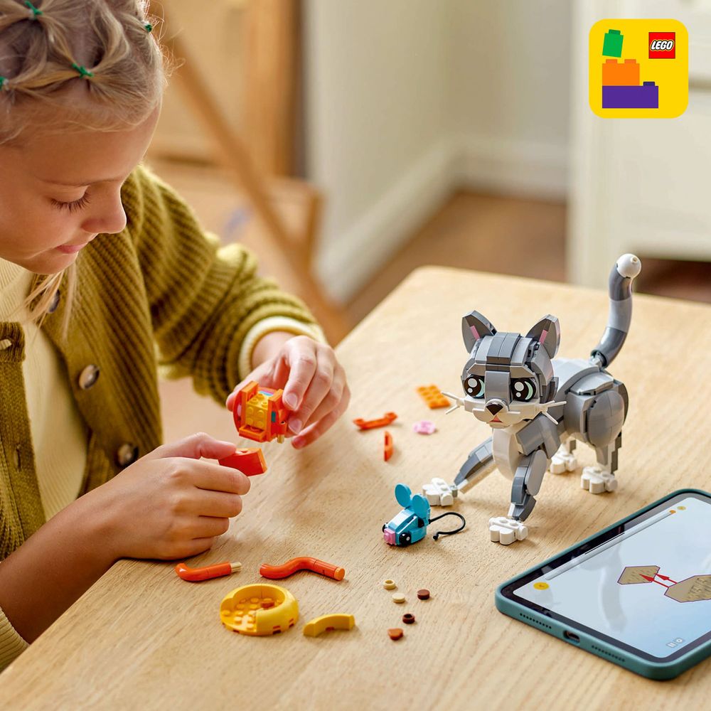 LEGO Creator 3 in 1 31163 Grey Cat 6