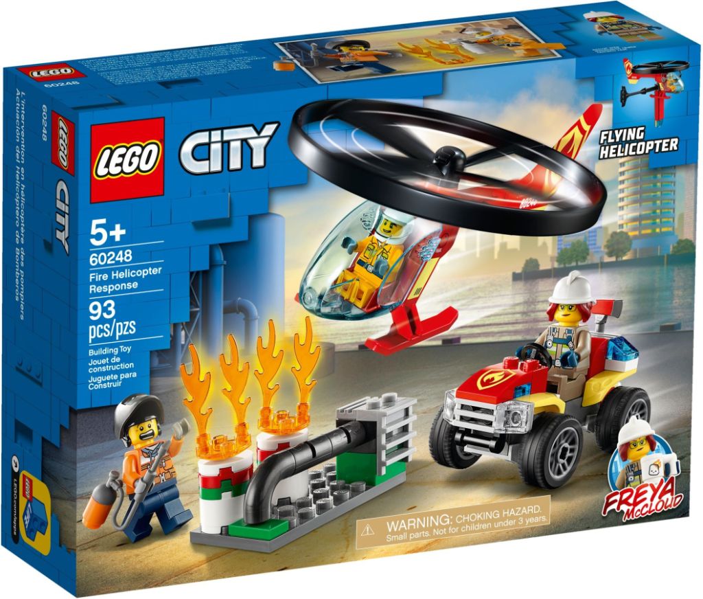 LEGO City 60248 Fire Helicopter Response 1