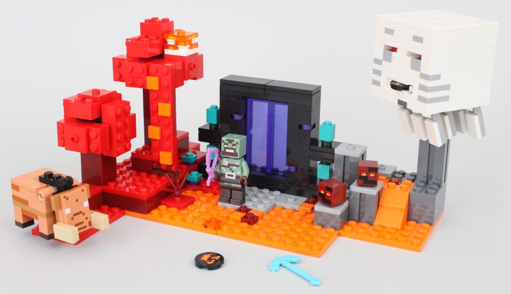 LEGO Minecraft 21255 The Nether Portal Ambush review 2 1024x589