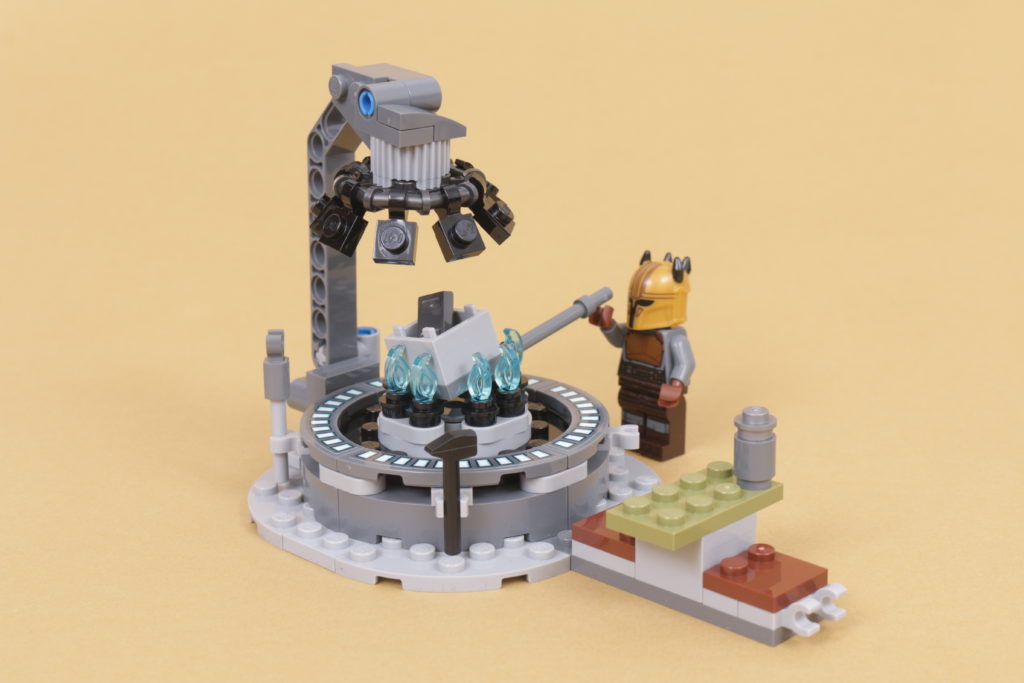 LEGO Star Wars 75319 The Armorers Mandalorian Forge review 41