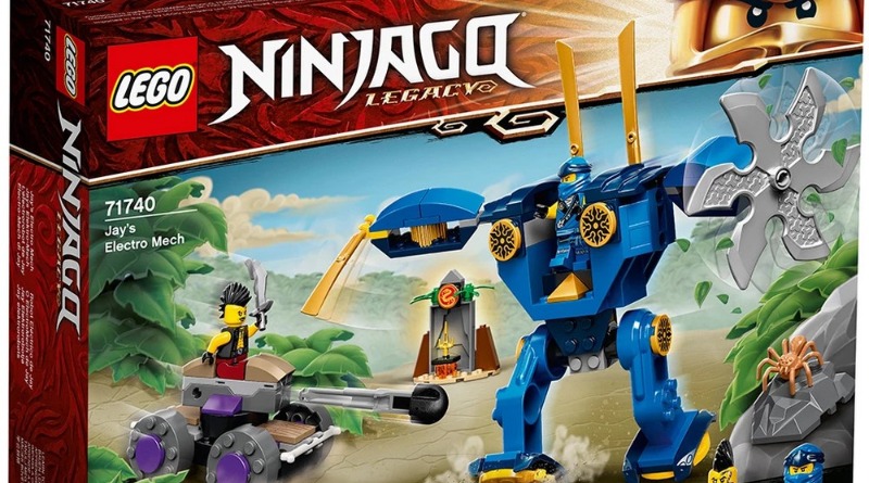 First images of LEGO NINJAGO Legacy 71740 Jay's Electro Mech