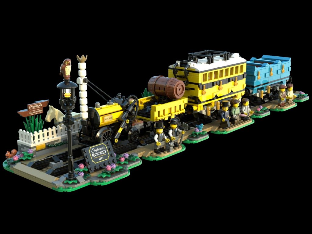 LEGO Bricklink designer program series 4 stephensons rocket maddadbricks 1024x768
