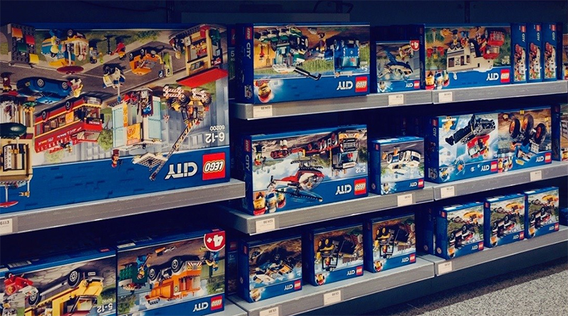 LEGO Store Leicester Square gets ready for Stranger Things