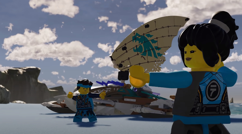 The LEGO NINJAGO vlogs continue with the first steps on the island