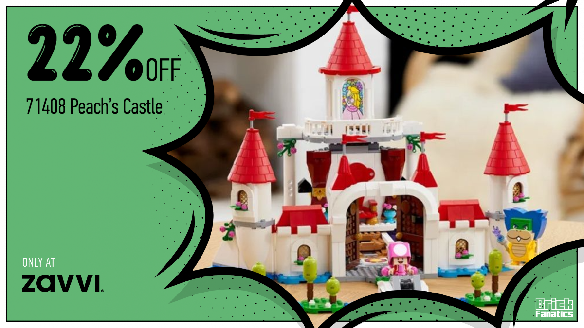 Rule over 71408 Peach’s Castle with this huge LEGO Super Mario deal