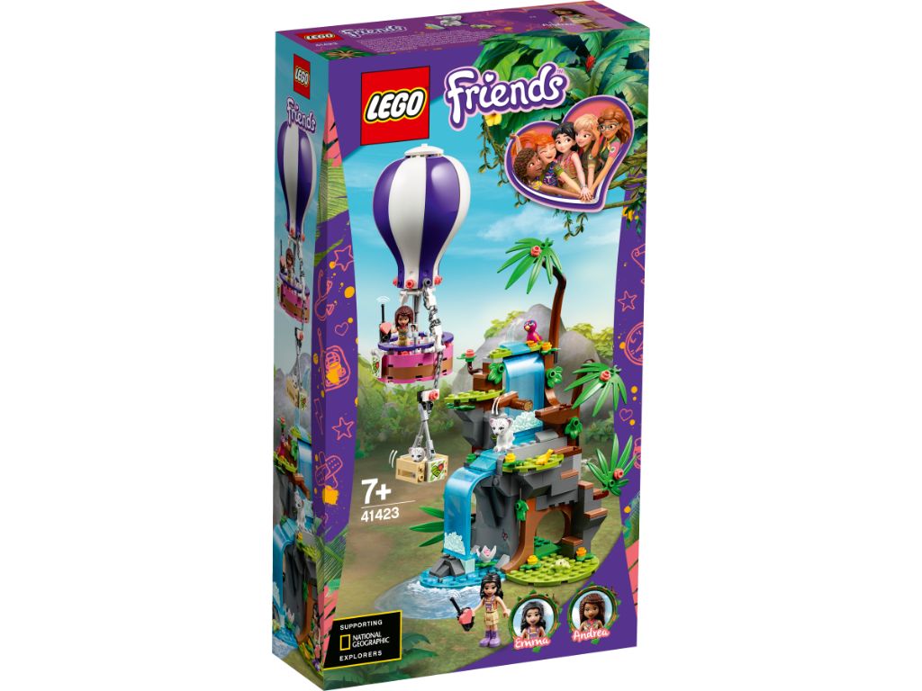 LEGO Friends 41423 Tiger Hot Air Balloon Jungle Rescue 1