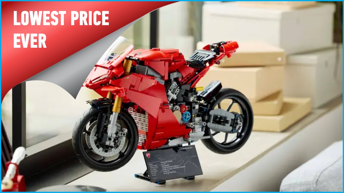 Lowest price ever on LEGO Technic Ducati Motorcycle