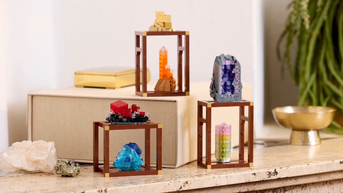 LEGO Mineral Collection was a colour challenge for its design team