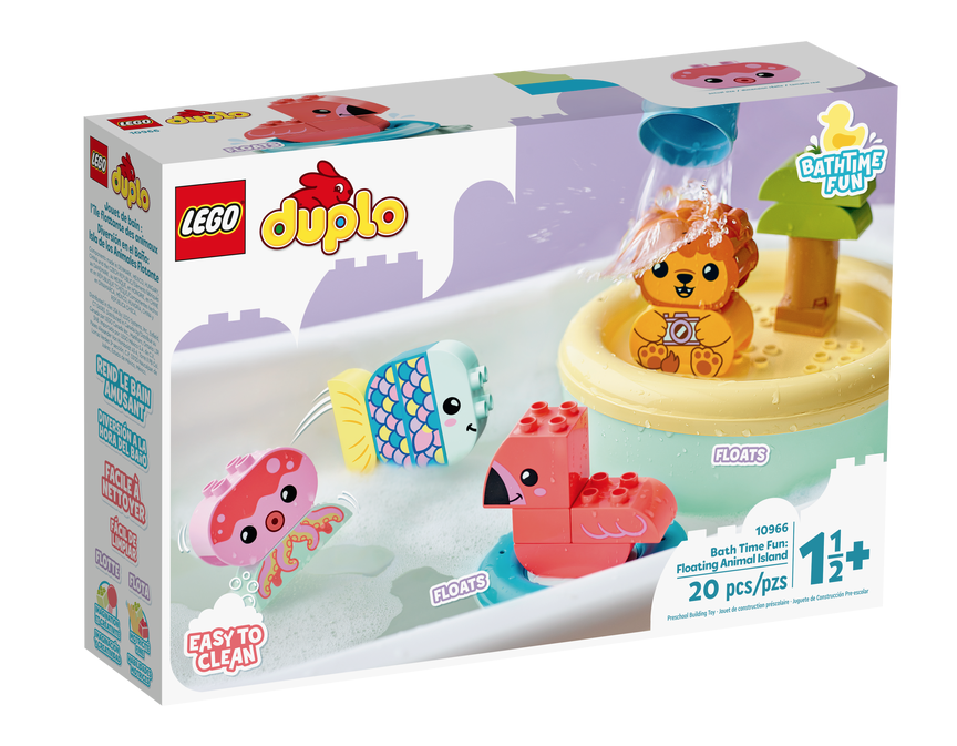10966 Bath Time Fun Floating Animal Island box