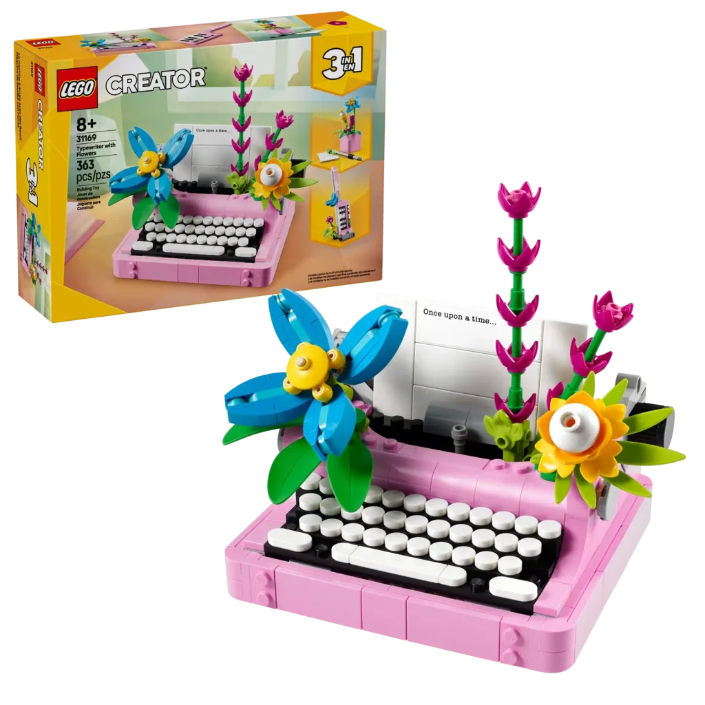 LEGO Creator 31169 Typewriter with Flowers 2 1024x1024