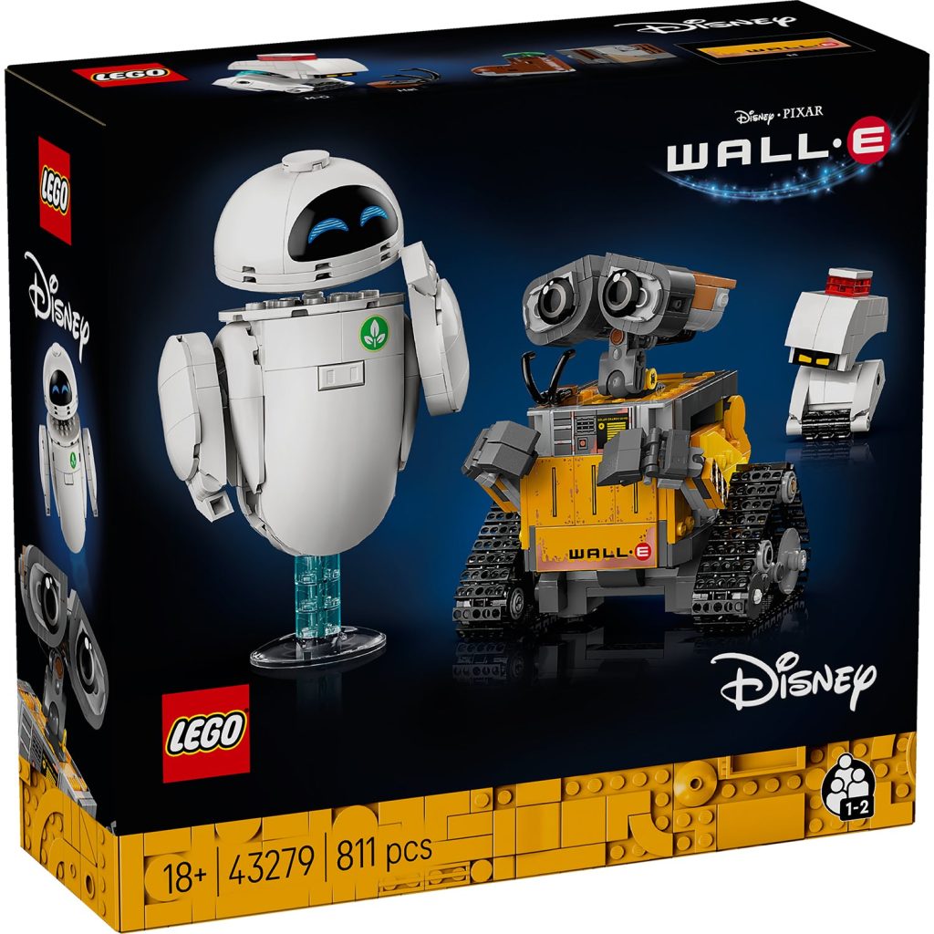 LEGO Disney 43279 WALL•E and EVE box front 1024x1024