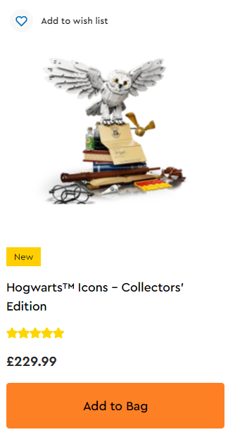 LEGO wishlists new official online store 2