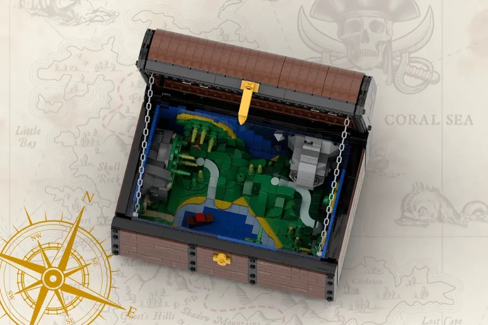 LEGO Ideas Pirate Treasure Chest 9
