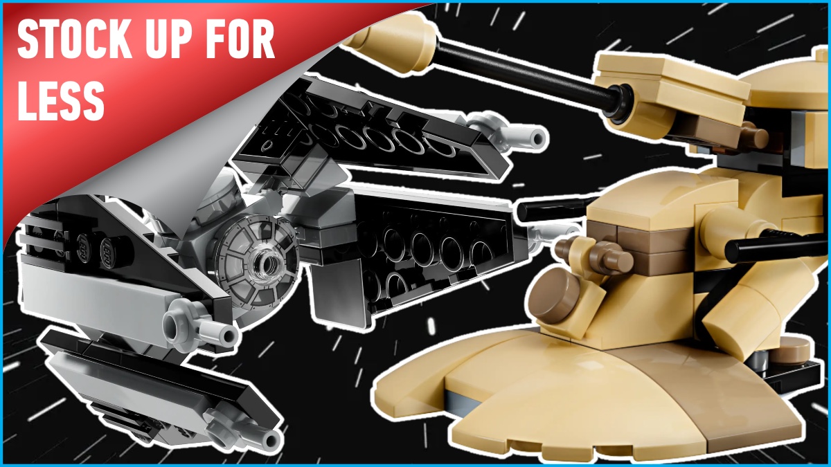 Stock up on LEGO Star Wars foil packs and polybags in 20% off sale