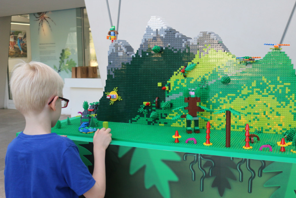 LEGO plants from plants event at the Natural History Museum
