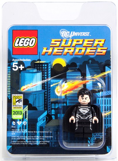 LEGO DC Superman in Black Costume SDCC