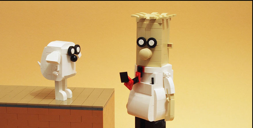 Brick Pic of the Day: Dilbert