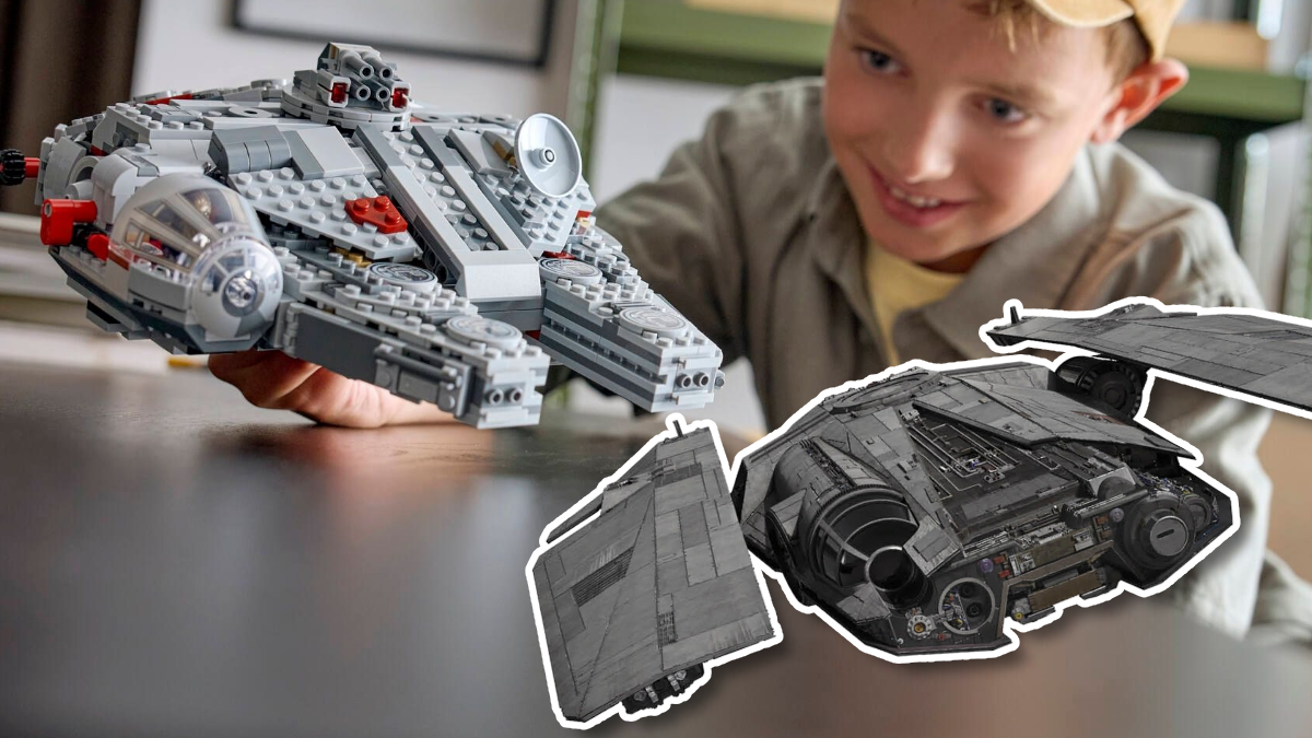 Remix LEGO SMART Play Millennium Falcon into Andor model