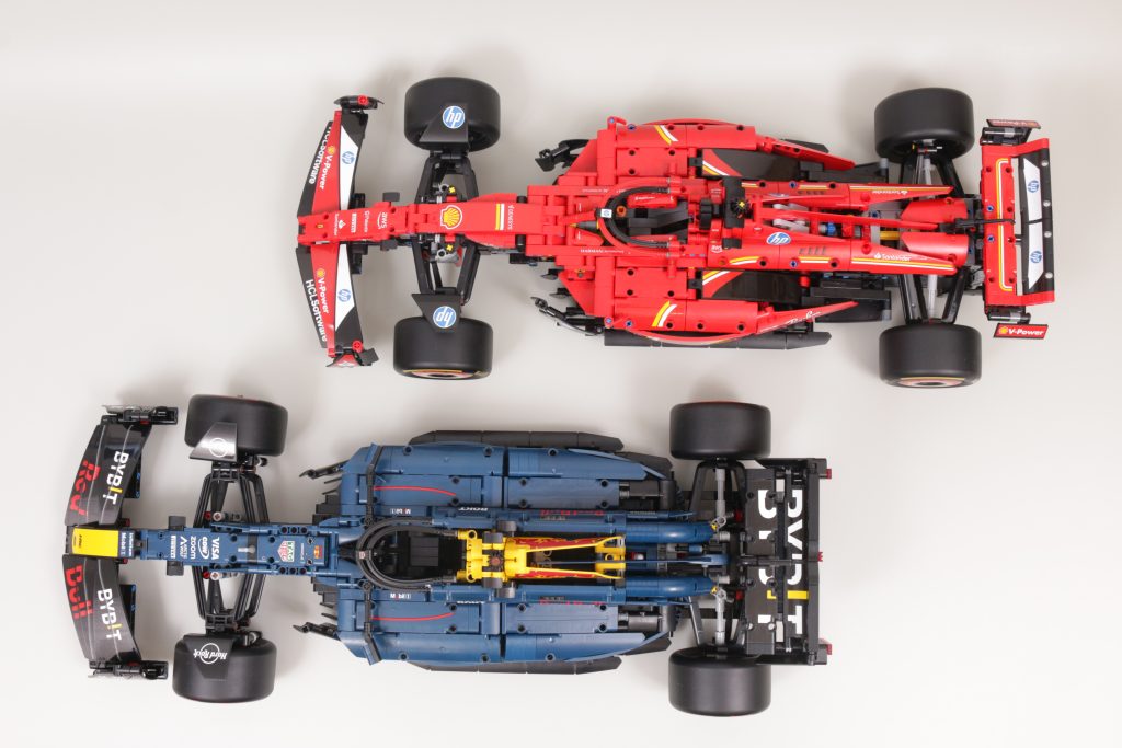 LEGO Technic 42207 Ferrari SF 24 F1 Car 42206 Oracle Red Bull Racing RB20 F1 Car comparison 10 1024x683